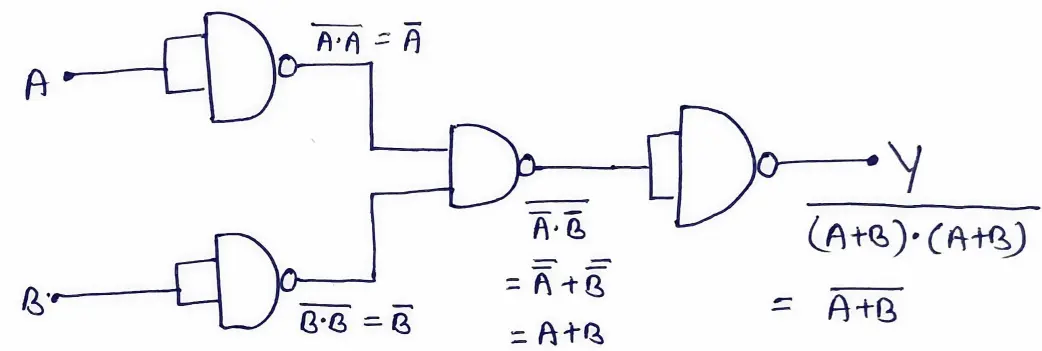 nor-using-nand-gate